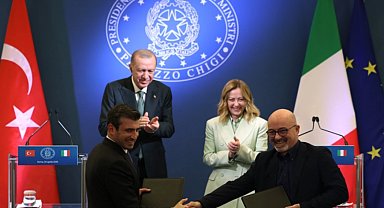 Türkiye ile İtalya arasında 11 anlaşma imzalandı