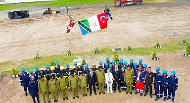 Konya İtfaiyesi'nden Tanzaya'da başarılı tatbikat